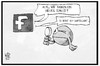 Cartoon: Facebook (small) by Kostas Koufogiorgos tagged karikatur,koufogiorgos,illustration,cartoon,facebook,emoticon,emoji,soziale,netzwerke,internet,kartellamt,ermittlung,lupe,untersuchung,marktmissbrauch,marktmacht