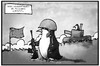 Cartoon: Falkland-Inseln (small) by Kostas Koufogiorgos tagged karikatur,koufogiorgos,illustration,cartoon,falkland,insel,pinguin,aufrüstung,grossbritannien,uk,königreich,union,jack,panzer,helm,gewehr,militär,politik