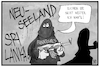 Cartoon: Fanatismus (small) by Kostas Koufogiorgos tagged karikatur,koufogiorgos,illustration,cartoon,fanatismus,anschlag,terrorismus,neuseeland,christchurch,sri,lanka,terrorist,täter