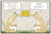 Cartoon: Feuer in Australien (small) by Kostas Koufogiorgos tagged karikatur,koufogiorgos,illustration,cartoon,feuer,kaenguru,australien,brand,zoo,krefeld,tier