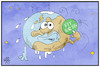 Cartoon: Fit for 55 (small) by Kostas Koufogiorgos tagged karikatur,koufogiorgos,illustration,cartoon,eu,klimaschutz,erde,welt,erderwärmung