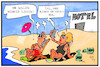 Cartoon: Flugverhalten (small) by Kostas Koufogiorgos tagged karikatur,koufogiorgos,illustration,cartoon,flugverhalten,fliegen,hotel,urlaub,bier,all,inclusive,ferien,klima,gesellschaft,strand,bildung