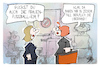 Cartoon: Frauenfußball (small) by Kostas Koufogiorgos tagged karikatur,koufogiorgos,frauen,fußball,em,arbeit,oberhand