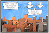 Cartoon: Friedhof oder  Bayern (small) by Kostas Koufogiorgos tagged karikatur,koufogiorgos,illustration,cartoon,bayern,kreuz,christentum,friedhof,vögel,vogelperspektive,religion,symbol