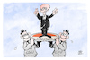 Cartoon: Friedrich Merz (small) by Kostas Koufogiorgos tagged karikatur,koufogiorgos,cartoon,illustration,merz,bierdeckel,fraktionschef,parteichef,cdu,csu,union