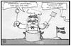 Cartoon: Frikadellenkrieg (small) by Kostas Koufogiorgos tagged karikatur,koufogiorgos,cartoon,illustration,daenemark,muppets,frikadellen,koch,schweinefleisch,muslime,essen,flüchtlinge,frikadellenkrieg