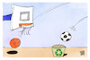 Fuß- und Basketball