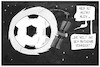 Cartoon: Fußball-Welt (small) by Kostas Koufogiorgos tagged karikatur,koufogiorgos,illustration,cartoon,fussball,wm,russland,weltmeisterschaft,welt,erde,iss,astro,alex,sport