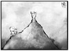 Cartoon: Fußball-WM (small) by Kostas Koufogiorgos tagged karikatur,koufogiorgos,illustration,cartoon,wm,pokal,fussball,weltmeisterschaft,sisyphus,spieler,aufstieg,berg,sport