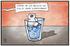 Cartoon: G7-Klimaergebnisse (small) by Kostas Koufogiorgos tagged karikatur,koufogiorgos,illustration,cartoon,g7,eisbär,glas,schmelzwasser,schmelzen,klima,erwärmung,eiswürfel,wasser,umwelt,rettung,klimaziel,politik