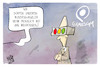 Cartoon: gamescom (small) by Kostas Koufogiorgos tagged karikatur,koufogiorgos,scholz,bundeskanzler,gamescom,vr,ampel