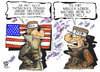 Cartoon: Gegen-Spionage (small) by Kostas Koufogiorgos tagged cartoon,illustration,karikatur,koufogiorgos,nuland,nsa,spionage,agent,usa,diplomatie,abhörskandal