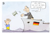 Cartoon: Geld für die Ukraine (small) by Kostas Koufogiorgos tagged karikatur,koufogiorgos,geld,rettungsring,scholz,ukraine,rettung,ertrinken