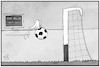 Cartoon: Gerd Müller (small) by Kostas Koufogiorgos tagged karikatur,koufogiorgos,illustration,cartoon,gerd,mueller,fussball,tor,engel,bomber,stürmer