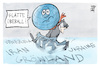 Cartoon: Glätte überall (small) by Kostas Koufogiorgos tagged karikatur,koufogiorgos,glatteis,glätte,erde,venezuela,grönland,iran,ukraine,globus,eis