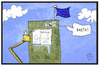 Cartoon: Google (small) by Kostas Koufogiorgos tagged karikatur,koufogiorgos,illustration,cartoon,google,ermittlung,untersuchung,wettbewerb,eu,kommission,wirtschaft,strafe
