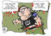 Cartoon: Griechenlands Demokratie (small) by Kostas Koufogiorgos tagged athen,griechenland,morgenröte,neonazi,faschismus,partei,demokratie,karikatur,koufogiorgos