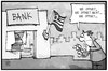 Cartoon: Griechische Banken (small) by Kostas Koufogiorgos tagged karikatur,koufogiorgos,illustration,cartoon,bank,griechenland,öffnung,bankrott,ela,pleite,grexit,kunde,wirtschaft,schuldenkrise
