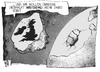 Cartoon: Großbritannien (small) by Kostas Koufogiorgos tagged cameron,großbritannien,england,uk,eu,europa,welt,planet,erde,mitgliedschaft,referendum,karikatur,kostas,koufogiorgos