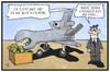 Cartoon: Gutscheine für Flüchtlinge (small) by Kostas Koufogiorgos tagged karikatur,koufogiorgos,illustration,cartoon,gutschein,bargeld,flüchtling,drohne,eurohawk,geld,fressen,verbrauchen,innenminister,rüstung,militär,rüstungsgüter,verschwendung