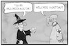 Cartoon: Halloween 2020 (small) by Kostas Koufogiorgos tagged karikatur,koufogiorgos,illustration,cartoon,halloween,verkleidung,kostüm,feier,arzt,pandemie,schutzkleidung