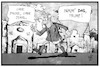 Cartoon: Handelskrieg mit den USA (small) by Kostas Koufogiorgos tagged karikatur,koufogiorgos,illustration,cartoon,usa,handelskrieg,amerikanisch,iphone,smartphone,jeans,zoll,wirtschaft,trump,verzicht,boykott
