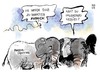 Cartoon: Hast Du was gehört? (small) by Kostas Koufogiorgos tagged roesler,pharmaindustrie,pharmabranche,gesundheit,gesundheitsreform,elefant,fliege,mücke,gesundheitsminister,lobbyismus,fdp,politik,gesundheitspolitik,karikatur,kostas,koufogiorgos