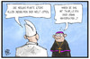 Cartoon: Heiliges Jahr (small) by Kostas Koufogiorgos tagged karikatur,koufogiorgos,illustration,cartoon,papst,religion,katholizismus,vatikan,pertersdom,pforte,bischof,tür,öffnung,barmherzigkeit,le,pen,trump,orban,flüchtlingspolitik