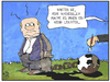 Cartoon: Hoeneß-Urteil (small) by Kostas Koufogiorgos tagged illustration,cartoon,karikatur,koufogiorgos,hoeness,fussball,gefängnis,haft,bayern,sport,häftling