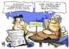 Cartoon: Homo-Ehe (small) by Kostas Koufogiorgos tagged homo,ehe,sexualität,steuer,stammtisch,gleichstellung,gesellschaft,karikatur,kostas,koufogiorgos