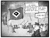 Cartoon: HSV (small) by Kostas Koufogiorgos tagged karikatur,koufogiorgos,cartoon,illustration,hsv,hamburg,fussball,bundesliga,relegation,klassenerhalt,mannschaft,männer,unten,oben,sport