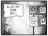 Cartoon: HSV und Indien (small) by Kostas Koufogiorgos tagged karikatur,koufogiorgos,illustration,cartoon,gandhi,indien,hsv,fussball,uhr,bundesliga,politik,sport,ende,zeit,clan,dynastie