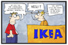 Cartoon: IKEA (small) by Kostas Koufogiorgos tagged karikatur,koufogiorgos,illustration,cartoon,ikea,rücknahme,aufbau,möbelhaus,garantie,lebenslang,kunde,verkäufer,wirtschaft,kundenfreundlichkeit,service,verbraucher