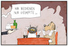 Cartoon: Impfprivilegien (small) by Kostas Koufogiorgos tagged karikatur,koufogiorgos,illustration,cartoon,impfung,impfprivileg,hund,katz,restaurant,lokal,bedienung,service,gastronomie,pandemie,corona,gesundheit