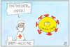 Cartoon: Impfwoche (small) by Kostas Koufogiorgos tagged karikatur,koufogiorgos,illustration,cartoon,impfwoche,impfung,corona,pandemie,jahr