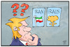 Cartoon: Iran Iraus (small) by Kostas Koufogiorgos tagged karikatur,koufogiorgos,illustration,cartoon,iran,iraus,trump,krieg,konflikt,angriff