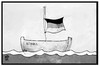 Cartoon: Istanbul (small) by Kostas Koufogiorgos tagged karikatur,koufogiorgos,illustration,cartoon,istanbul,schiff,flagge,halbmast,tuerkei,deutschland,terrorismus,terroranschlag