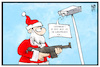 Cartoon: Istanbul (small) by Kostas Koufogiorgos tagged karikatur,koufogiorgos,illustration,cartoon,istanbul,weihnachtsmann,nafri,nordafrikaner,anschlag,terrorismus,terror,reina,kamera,überwachung,sicherheit