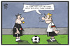 Cartoon: Italien gewinnt (small) by Kostas Koufogiorgos tagged karikatur,koufogiorgos,illustration,cartoon,schiedsrichter,fussball,italien,halbfinale,europameisterschaft,em,niederlage,sport