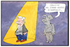 Cartoon: Julian Assange (small) by Kostas Koufogiorgos tagged karikatur,koufogiorgos,illustration,cartoon,assange,wikileaks,may,brexit,rampenlicht,uk,grossbritannien,festnahme