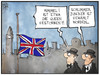 Cartoon: Juncker (small) by Kostas Koufogiorgos tagged karikatur,koufogiorgos,illustration,cartoon,juncker,queen,england,großbritannien,eu,europa,halbmast,flagge,union,jack,politik