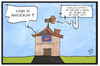 Cartoon: Kenia in Magdeburg (small) by Kostas Koufogiorgos tagged karikatur,koufogiorgos,illustration,cartoon,afd,haus,partei,kenia,koalition,sondierung,magdeburg,sachsen,anhalt,rassismus,vorurteil