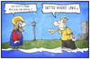 Cartoon: Kirchentag (small) by Kostas Koufogiorgos tagged karikatur,koufogiorgos,illustration,cartoon,kirchentag,stuttgart,wunder,weg,wasser,religion,christentum