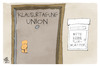 Cartoon: Klausurtagung Union (small) by Kostas Koufogiorgos tagged karikatur,koufogiorgos,klausur,union,cdu,csu,flugblatt