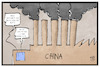 Cartoon: Klimaschutz (small) by Kostas Koufogiorgos tagged karikatur,koufogiorgos,illustration,cartoon,china,klima,klimaschutz,umweltverschmutzung,fabrik,schornstein,rauch,umwelt