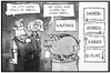 Cartoon: Konjunktur (small) by Kostas Koufogiorgos tagged karikatur,koufogiorgos,illustration,cartoon,gfk,konsum,klima,konsumklimaindex,konjunktur,kaufhaus,einkaufen,sparen,sparschwein,ladenhüter