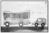 Cartoon: Kostenloser Nahverkehr (small) by Kostas Koufogiorgos tagged karikatur,koufogiorgos,illustration,cartoon,öpnv,nahverkehr,bus,bahn,pkw,luftreinhaltung,pilotprojekt,verkehr,kunde,verkehrsteilnehmer