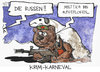 Cartoon: Krim-Karneval (small) by Kostas Koufogiorgos tagged karikatur,illustration,cartoon,koufogiorgos,krim,bär,karneval,ukraine,schafspelz,russland,russe,konflikt,einmarsch,besetzung,politik,krise