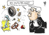 Cartoon: Kurt Beck (small) by Kostas Koufogiorgos tagged kurt,beck,ministerpräsident,rheinland,pfalz,rücktritt,spd,innenpolitik,steinmeier,auto,schleudersitz,karikatur,kostas,koufogiorgos