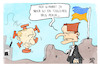 Cartoon: Lauterbach in der Ukraine (small) by Kostas Koufogiorgos tagged karikatur,koufogiorgos,lauterbach,virus,putin,krieg,ukraine